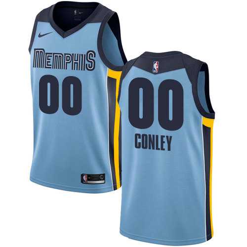 Men & Youth Customized Memphis Grizzlies Nike Light Blue Jersey Statement Edition->customized nba jersey->Custom Jersey